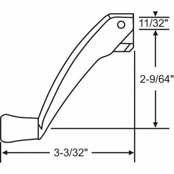 Strybuc Folding Handle Bronze 37-109FH-1